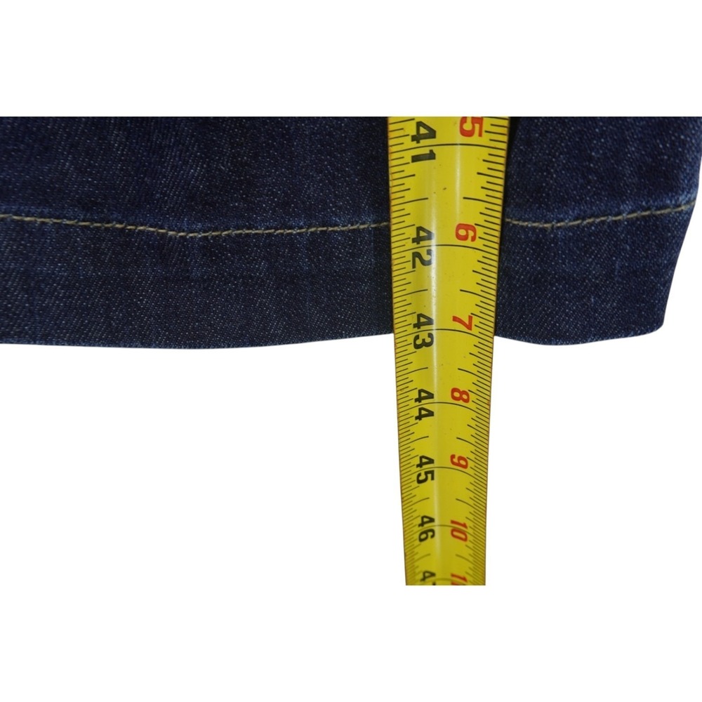 Gap 1969 Long & Lean Bootcut Jeans Womens 26/2L Blue Whiskering Denim Cotton - Picture 4 of 13
